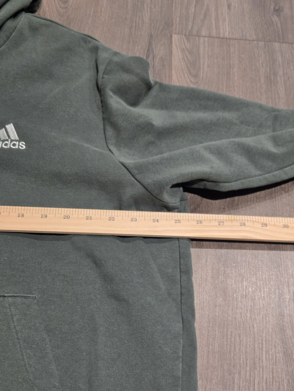 Adidas Men’s Hoodie - Sage Green Pullover
